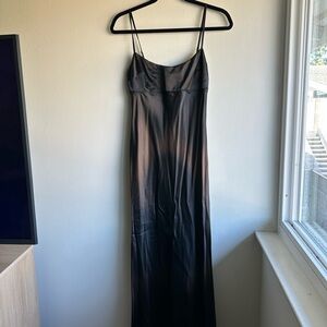 Silk Black Silk Slip Dress